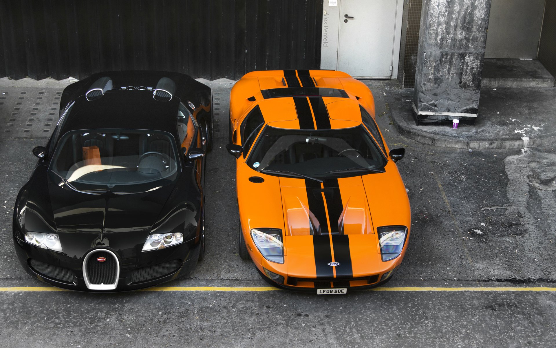 bugatti veyron ford gt bugatti veyron gt supercars avant orange fond