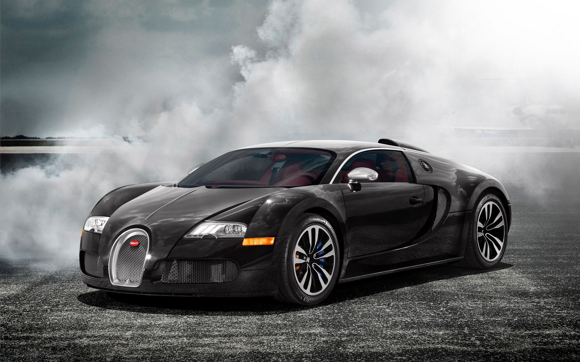 bugatti veyron бугатти суперкар дым autowall