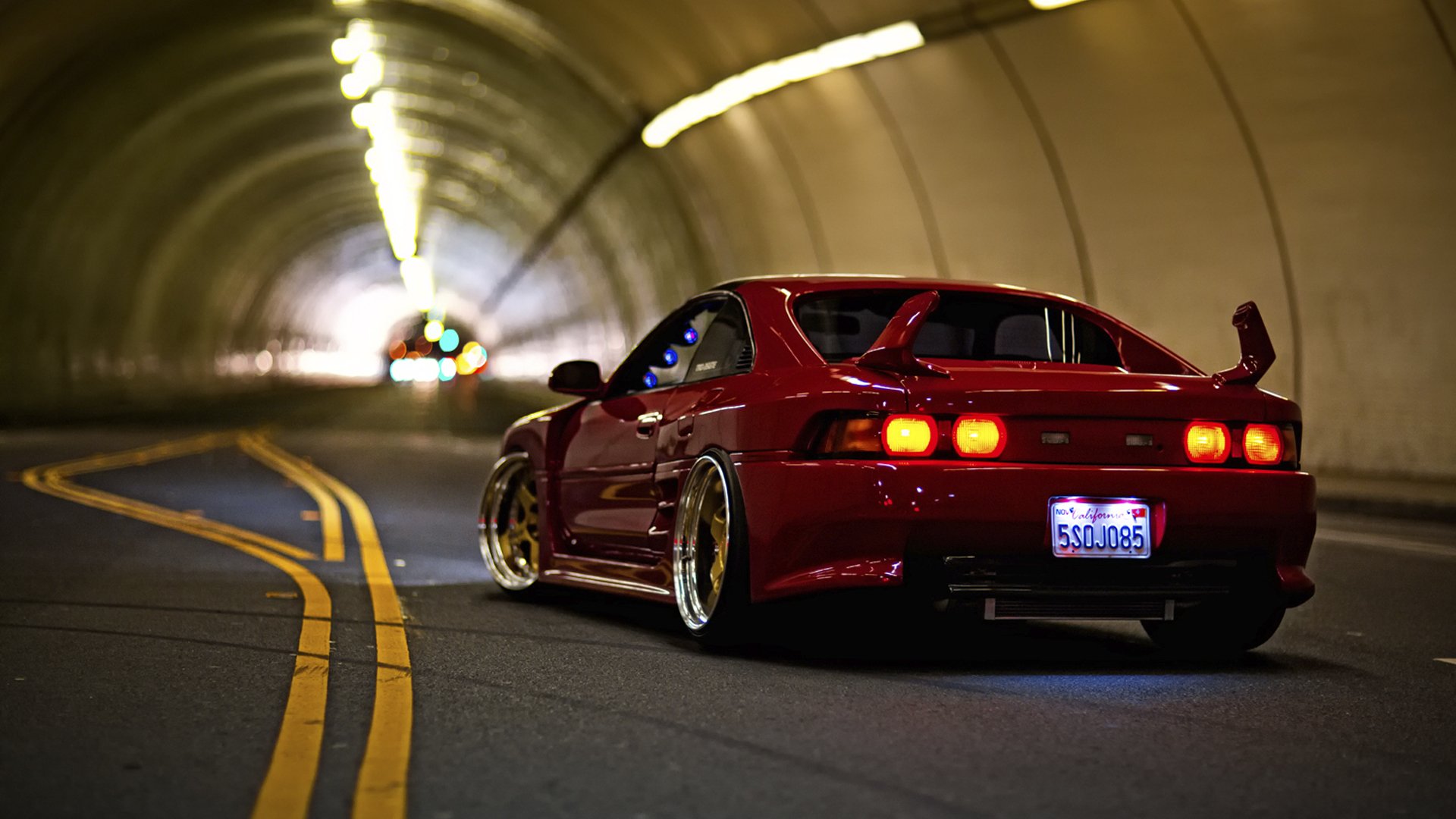 toyota mr2 posición camino toyota mr2 túnel