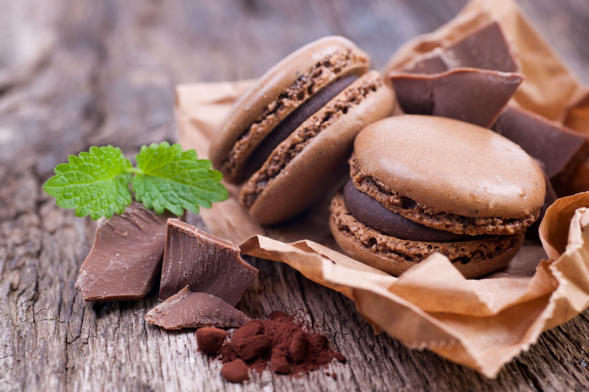 chocolate cookies mint pasta