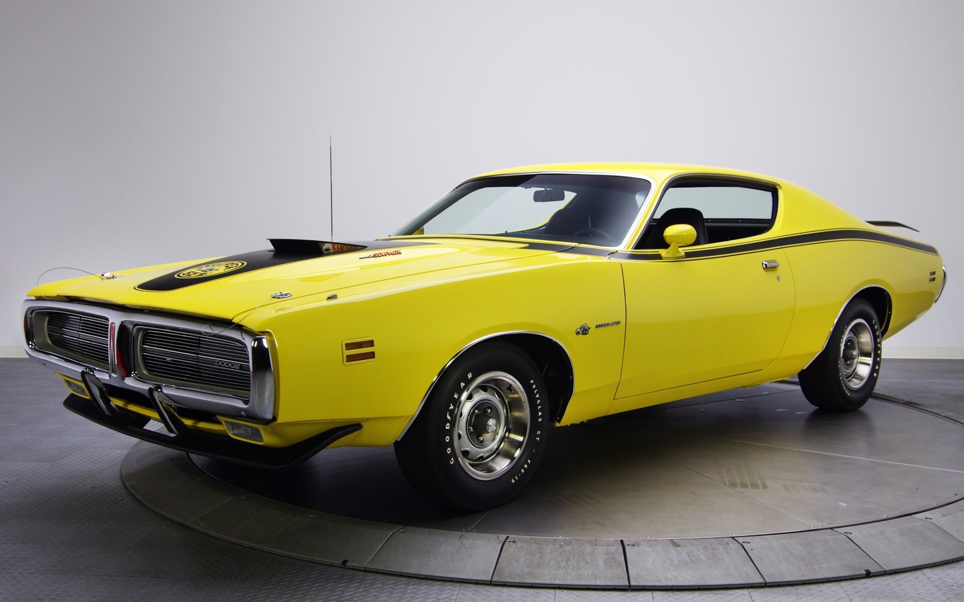 dodge cargador super bi 1971 dodge cargador delantero amarillo.muscle car muscle car fondo