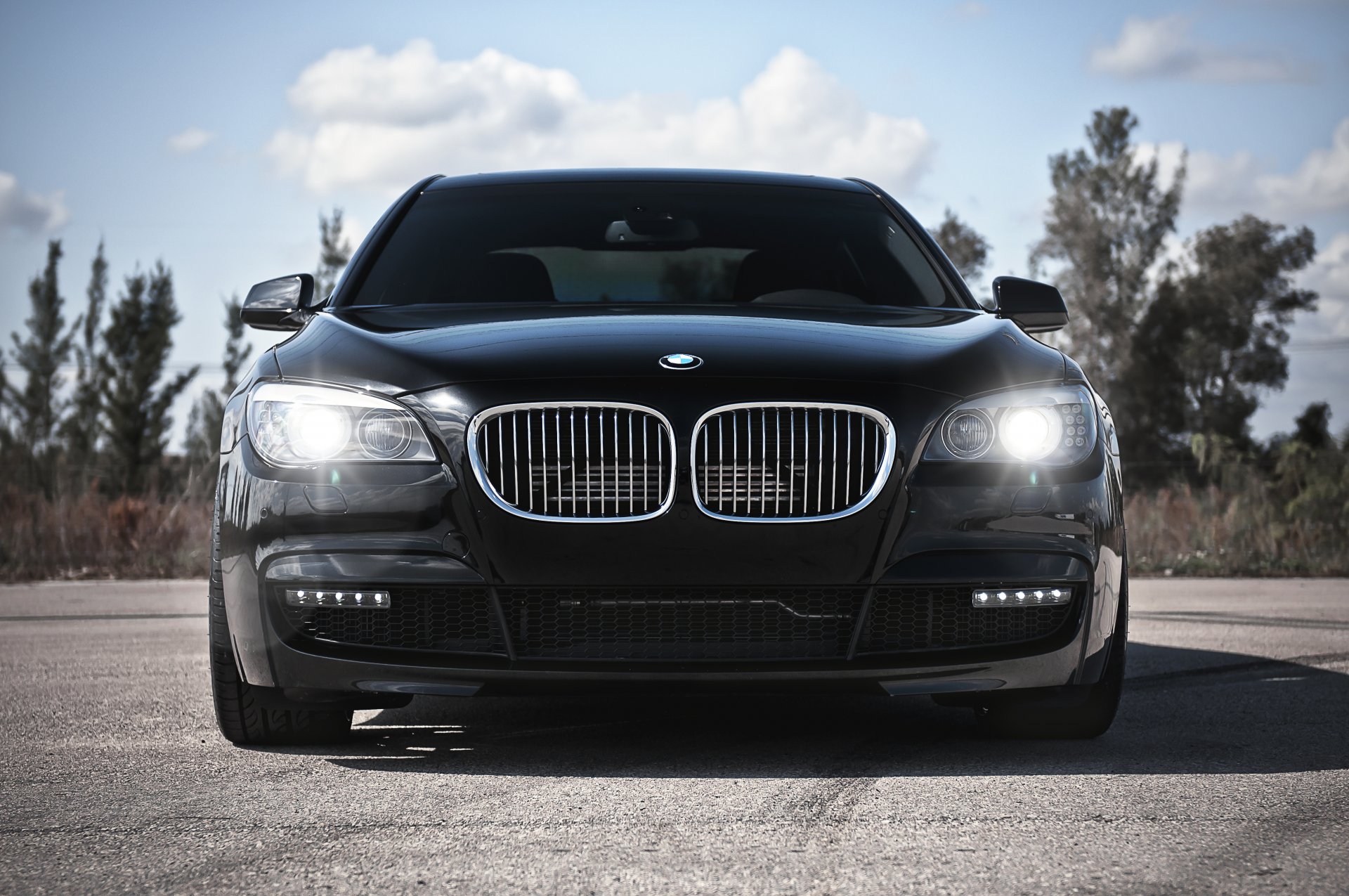 bmw 7 series black bmw sky cloud