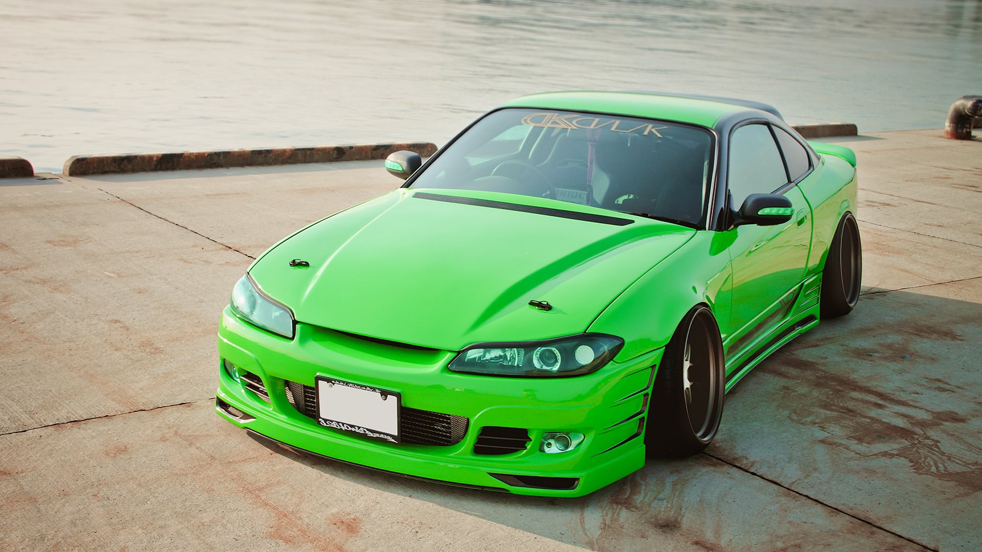 nissan silvia s15 tuning nissan silvia vert clair jetée auto