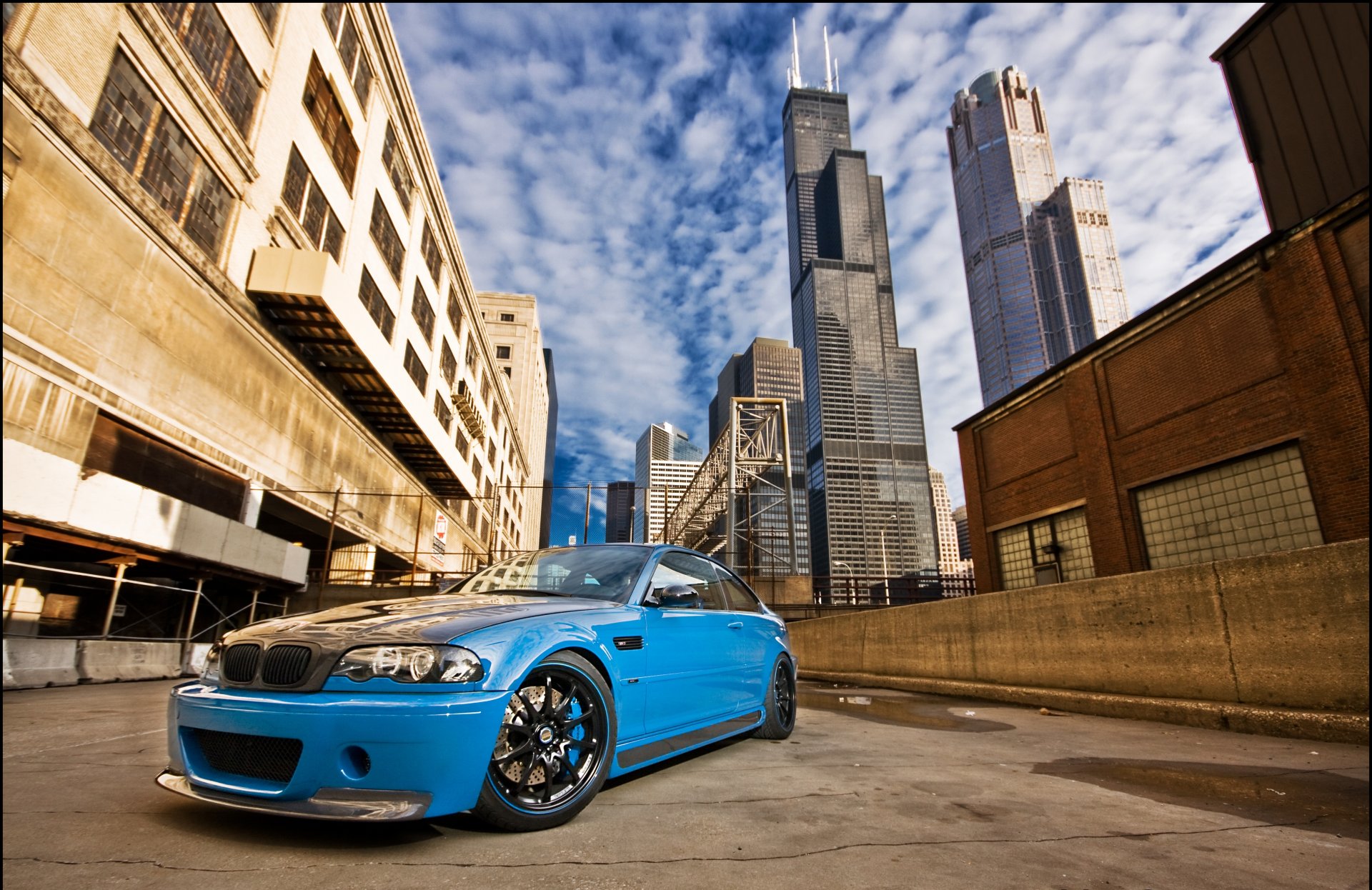 bmw m3 e46 azul bmw azul carril chicago