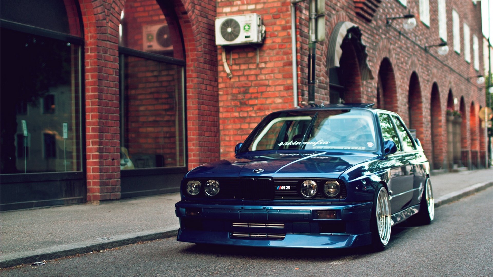 voiture papier peint bleu bmw m3 e30 position automobile pour le bureau mur 1920x1080 papier peint bleu bmw e30 stancy belle voiture