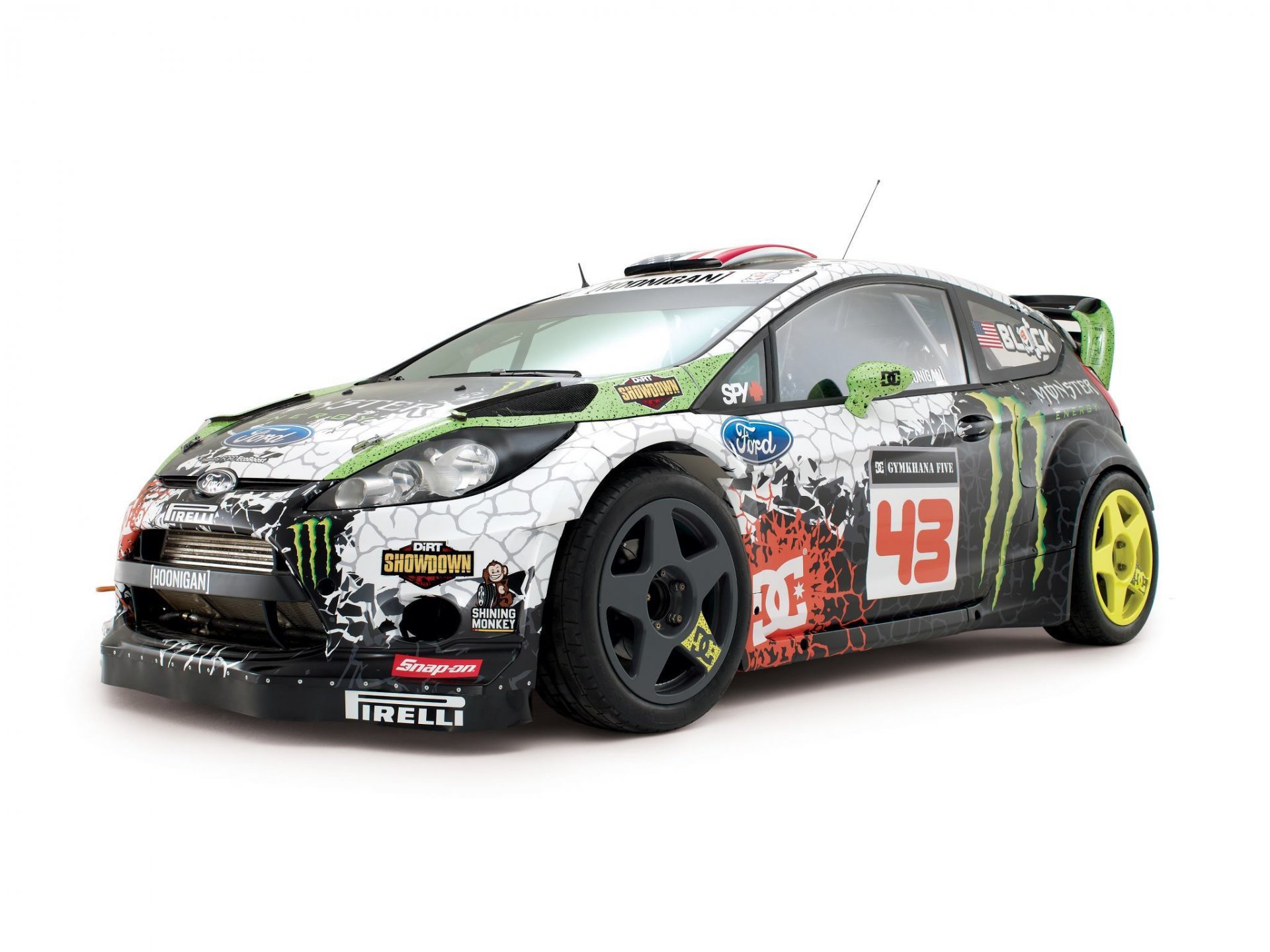 ford fiesta rs wrc ken block zlot 2012 monster energy rajd