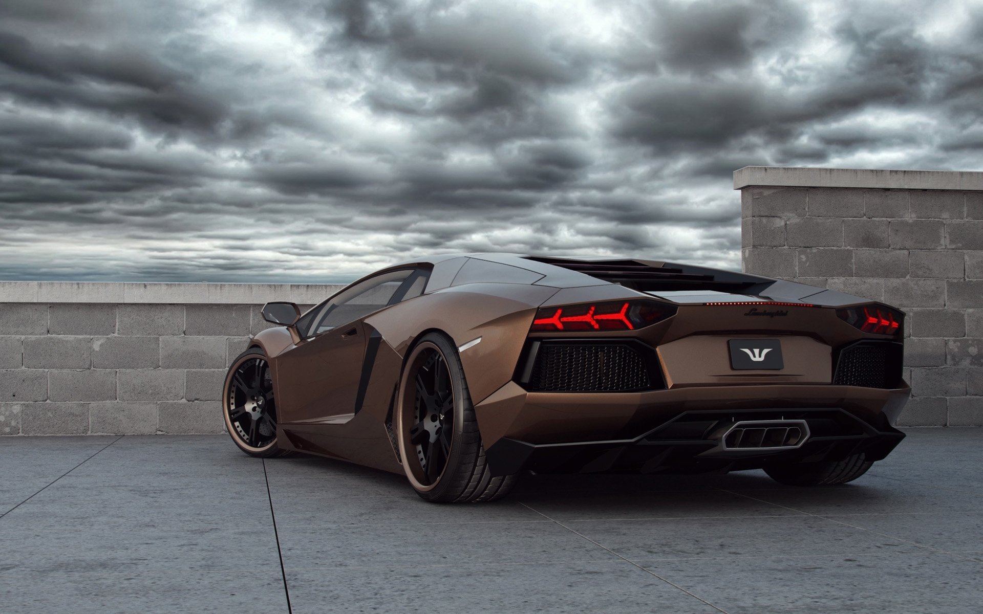 wheelsandmore lamborghini anventador rabbioso lamborghini aventador superdeportivo vista trasera.tuning tuning cielo