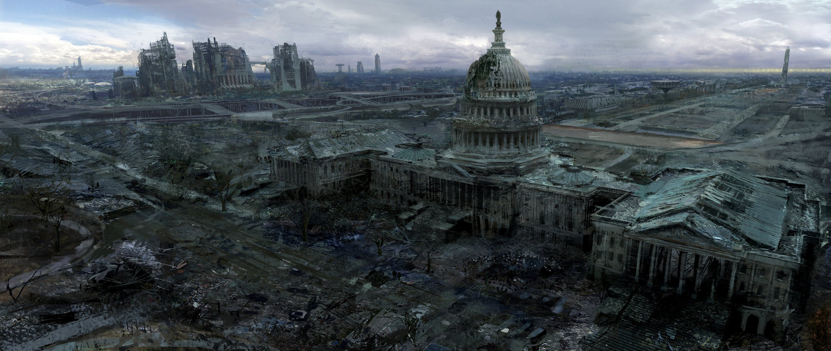 capitol capitolio fallout 3 washington ciudad