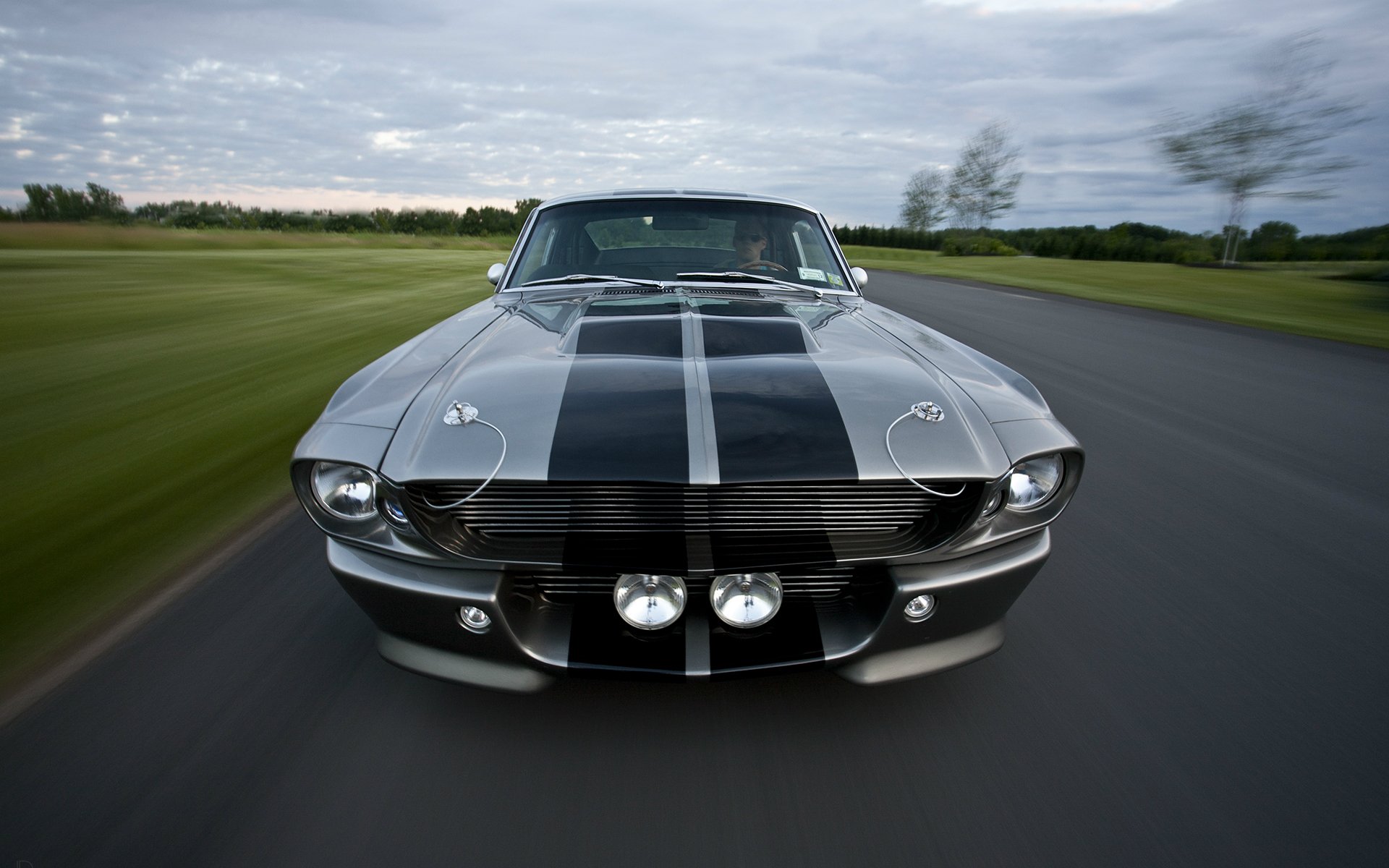 ford mustang gt500 shelby eleanor legende muskelauto straße hintergrundbilder