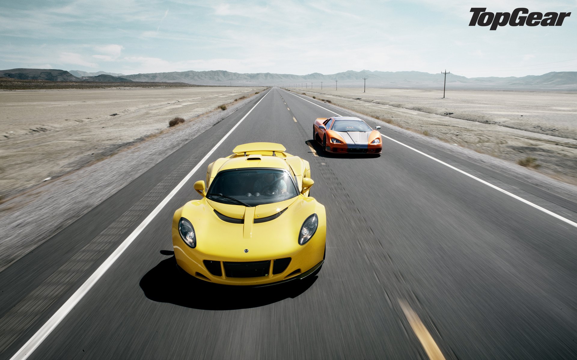 top gear top gear top gear beste sendung beste fernsehsendung supersportwagen hennessey venom gt ssc ultimate aero tt straße berge himmel horizont