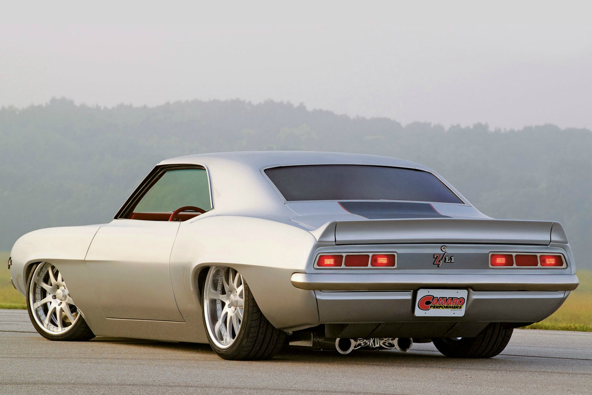 1969 chevrolet camaro z / l1 legend muscle car road wallpaper wallpaper