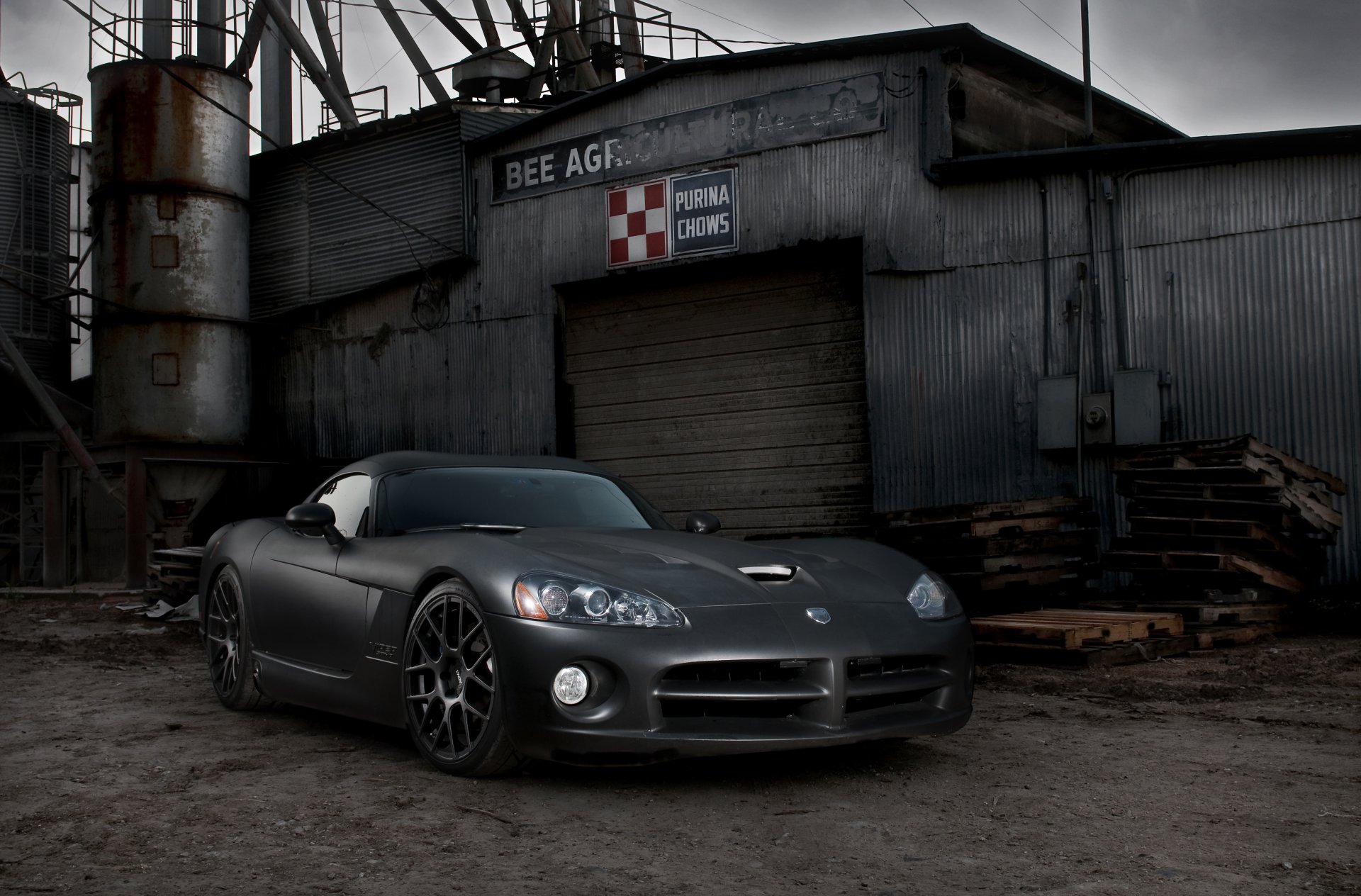 schivare viper srt10 nero dodge viper opaco anteriore