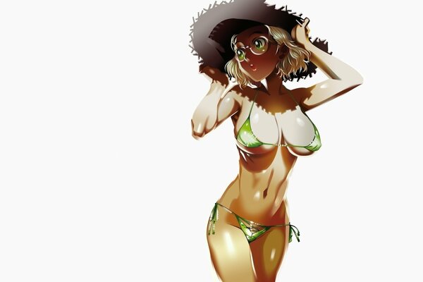 Pirata de la laguna negra en bikini Franco