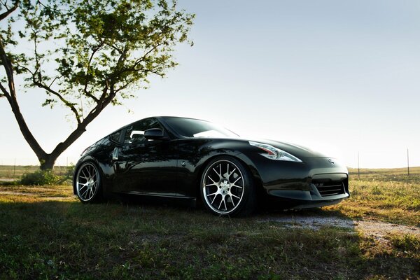 Auto. Cars. Black. Sky