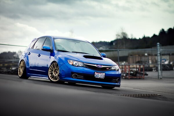 Screensaver blu Subaru Impreza