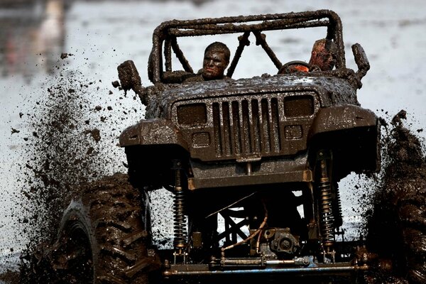 Happy faces and dirt rolls over with its beauty