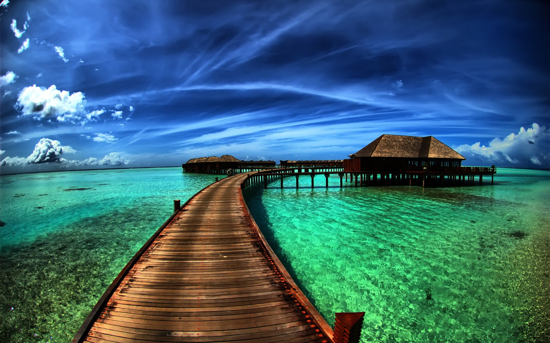 nature beach sea hdr