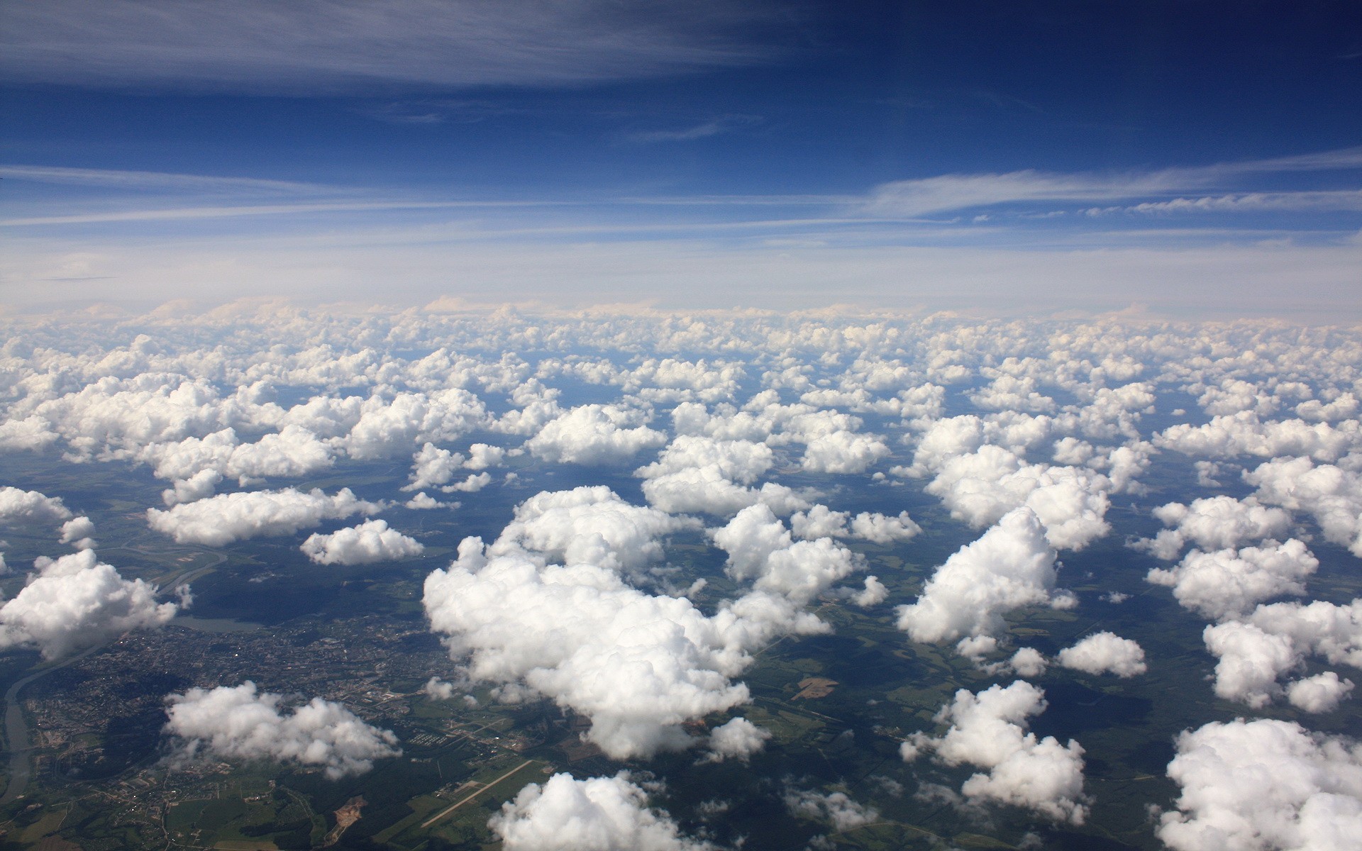 cielo altura nubes azul