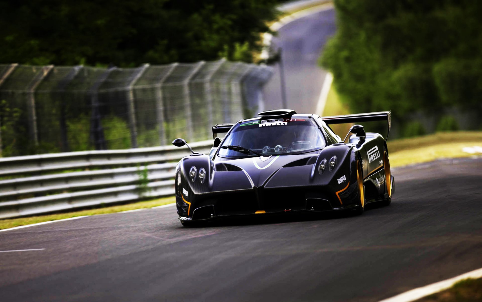 pagani zonda r nürburgring nordschleife racord pista inferno verde