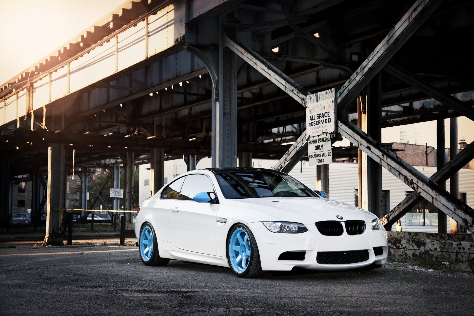 bmw м3 e92 белый ind бмв город мост