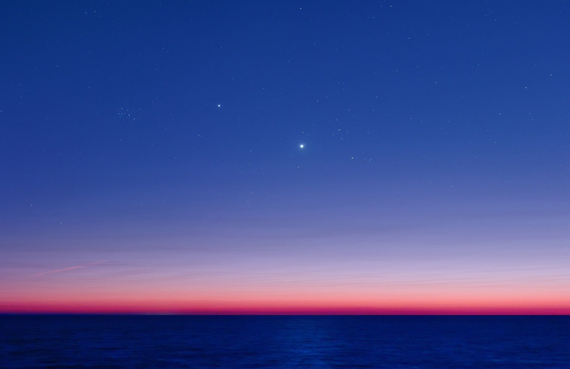 aldebaran plejaden jupiter venus