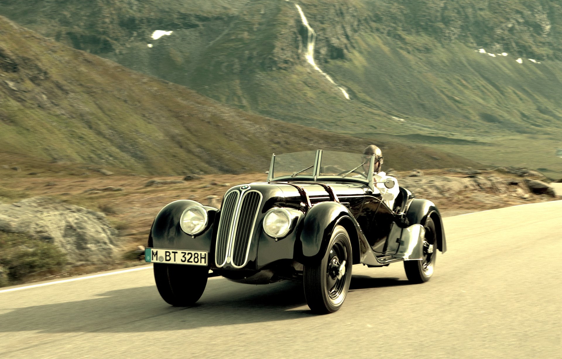 bmw rarität alt straße berge