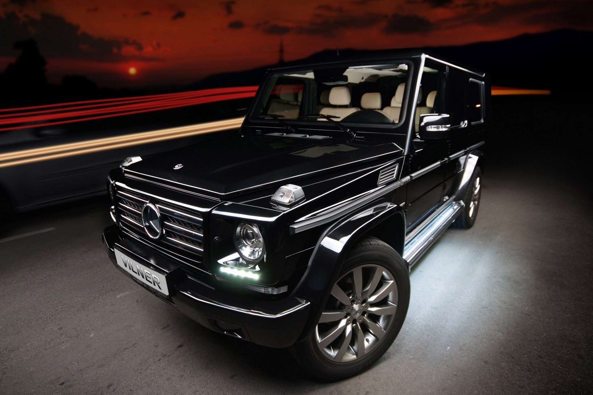 wilner studio mercedes-benz klasa g gelandewagen mercedes klasa g gelendwagen jeep suv przód tuning