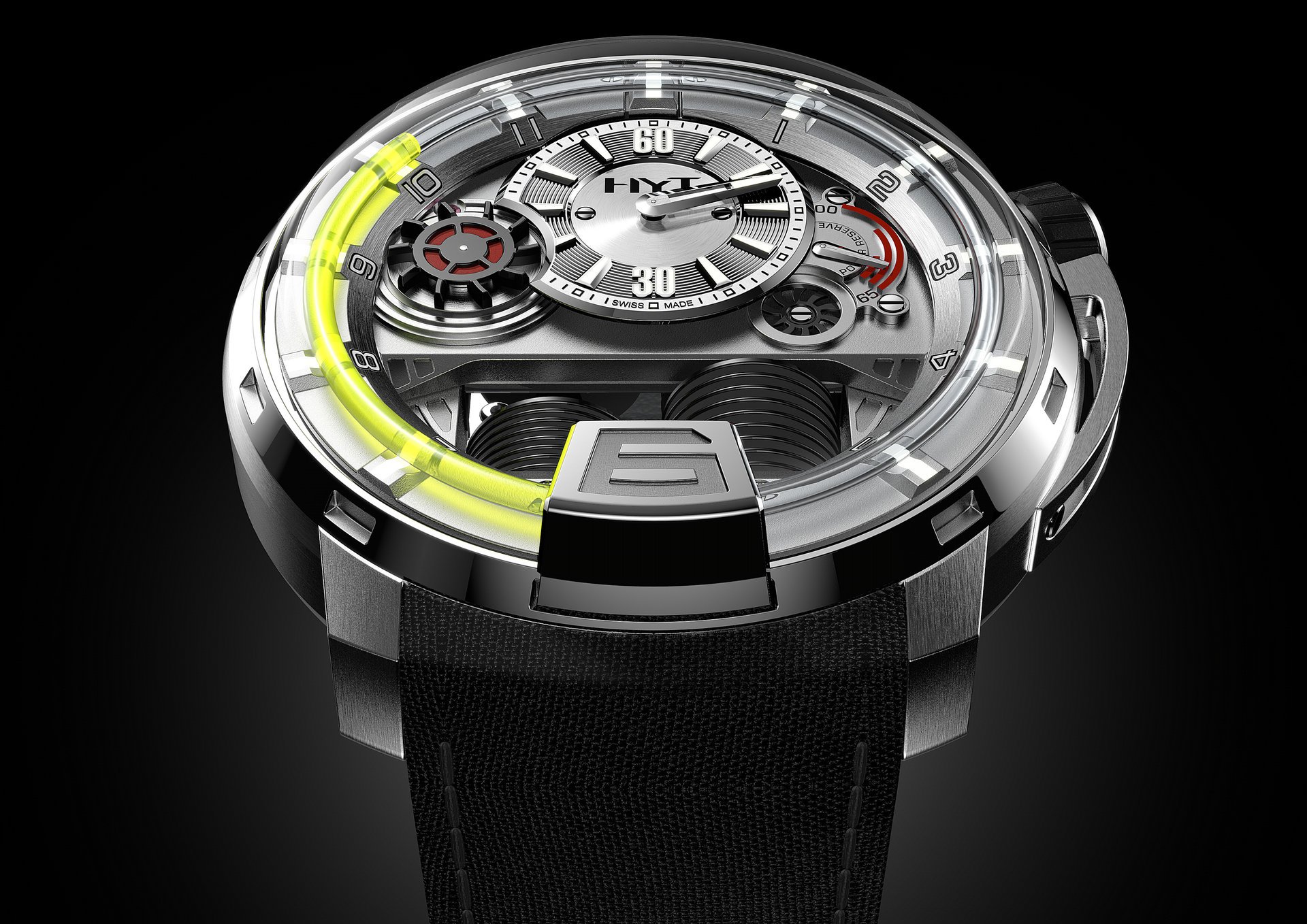 hyt with the h1 watch unleashes a masterpiece orologio orologio