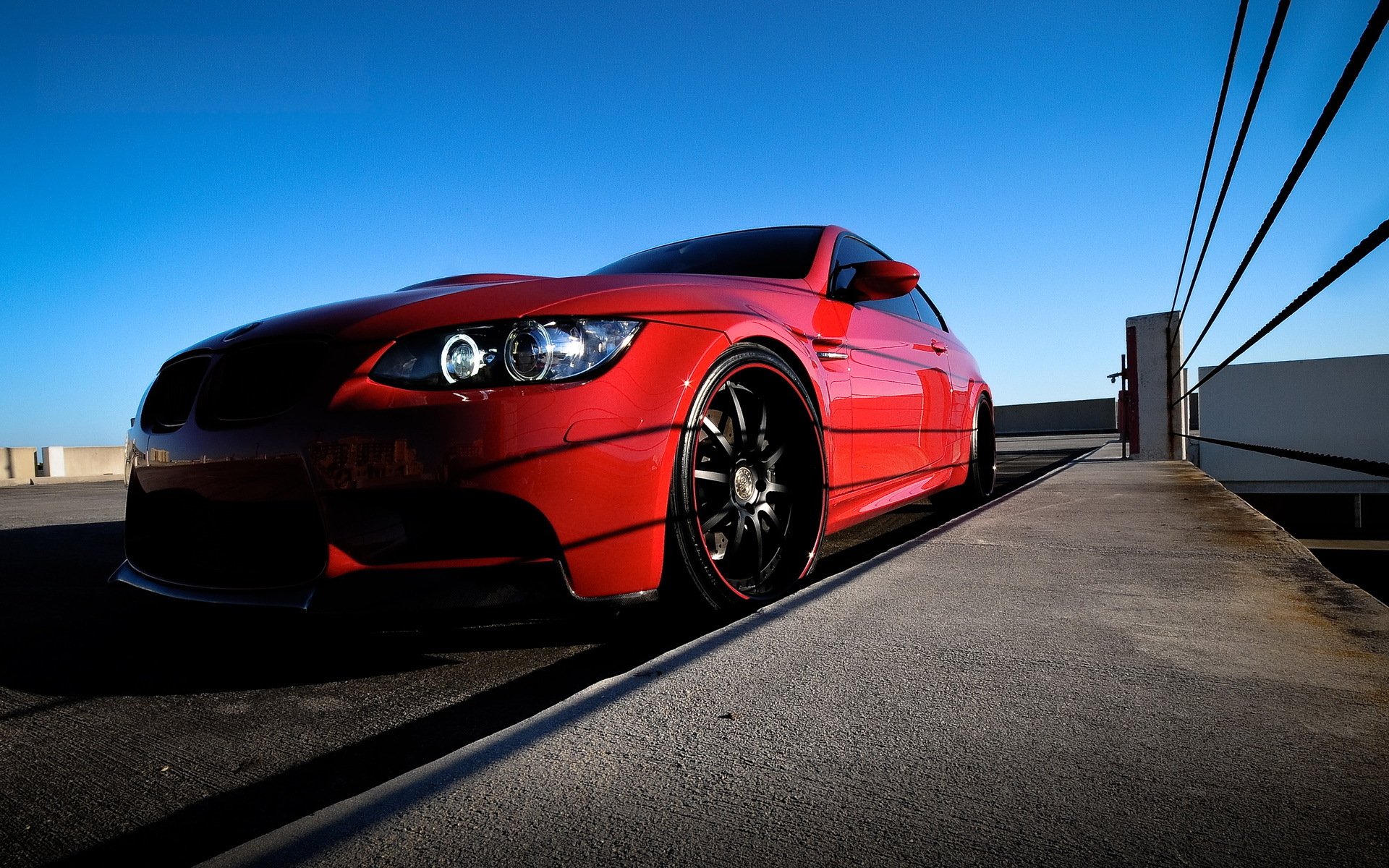 bmw 3 series coupe bmw headlight tuning red