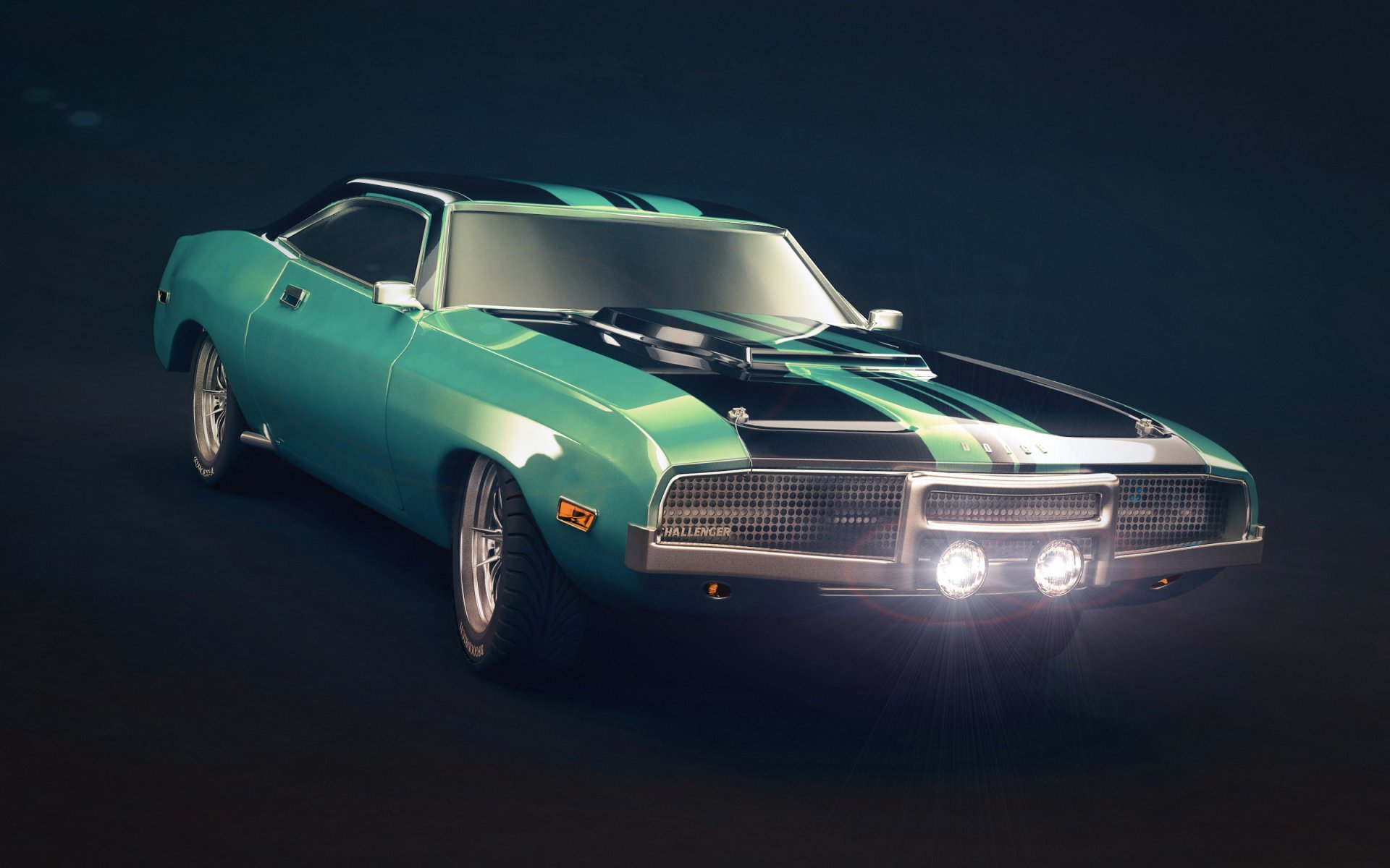 dodge challenger render