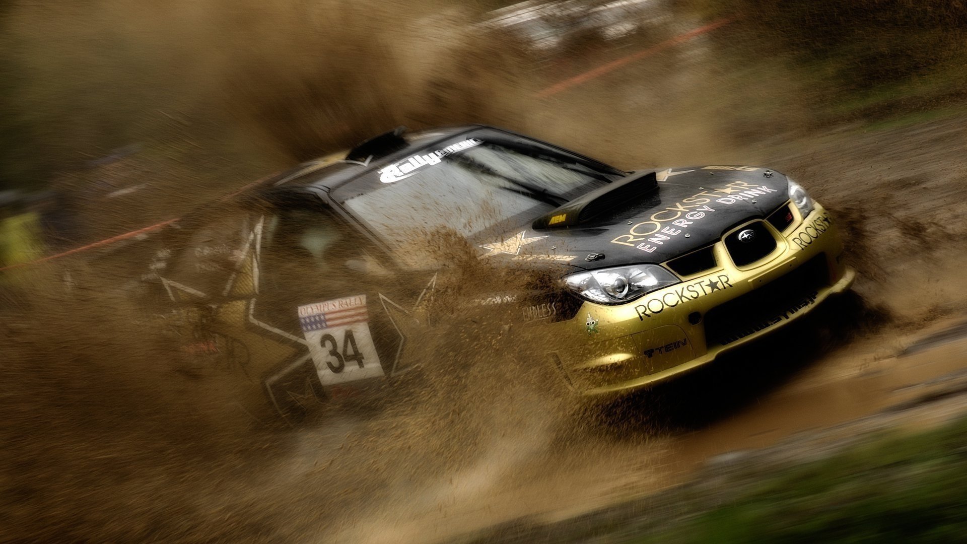 wrx impreza rally subaru rockstar sti energia rally polvere