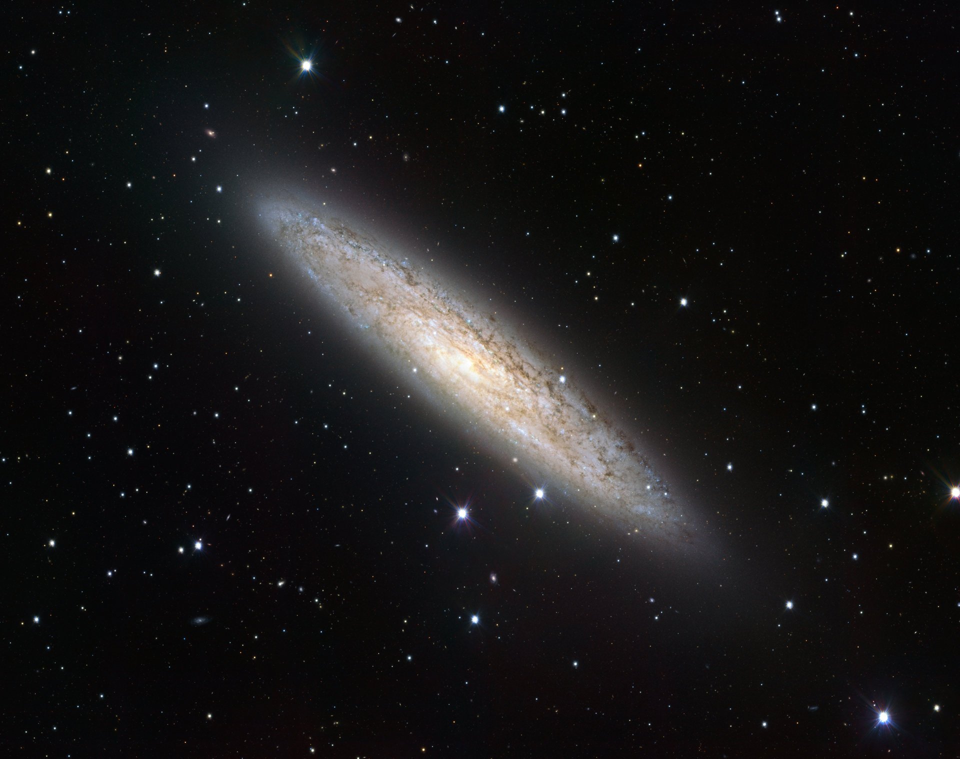 culptor ngc 253 constellation galaxy