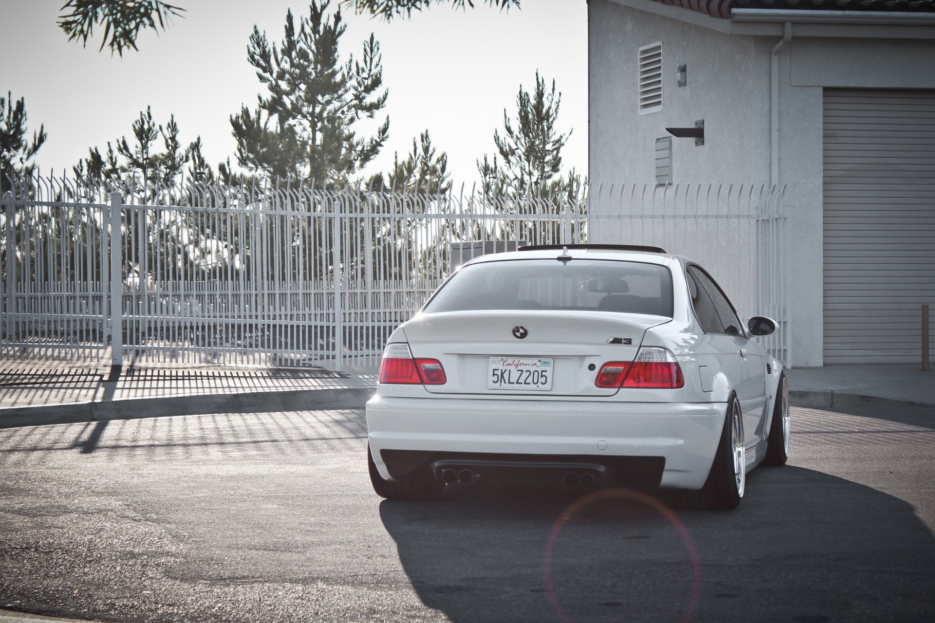 bmw m3 e46 bianco bmw costruzione abbagliamento