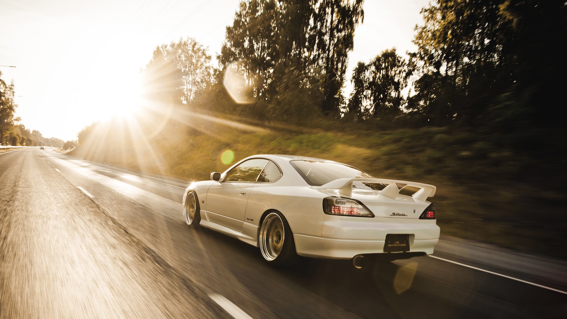 nissan sylvia s15 nissan road sun in motion glare