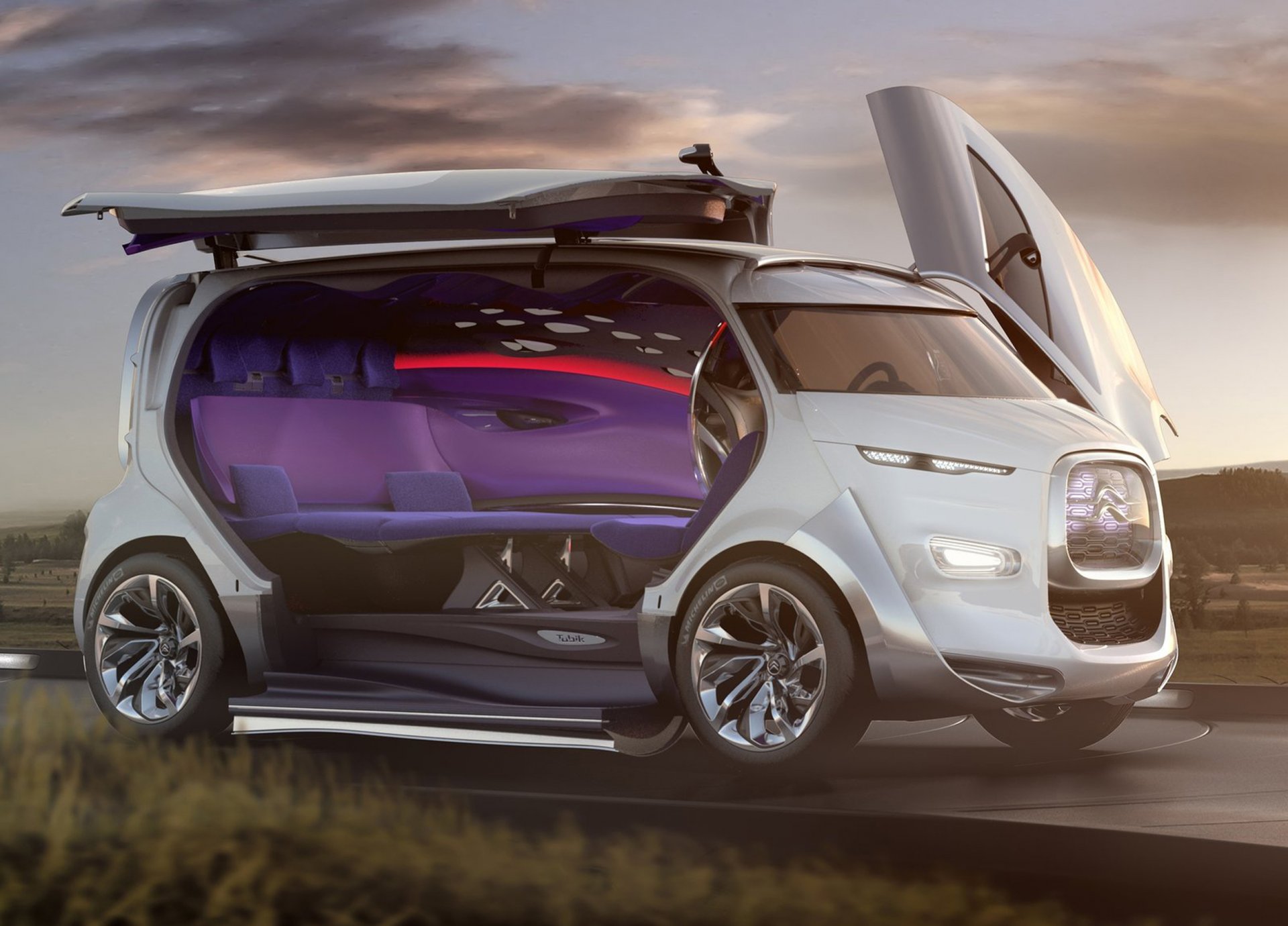 citroen tubik concept minivan car photo