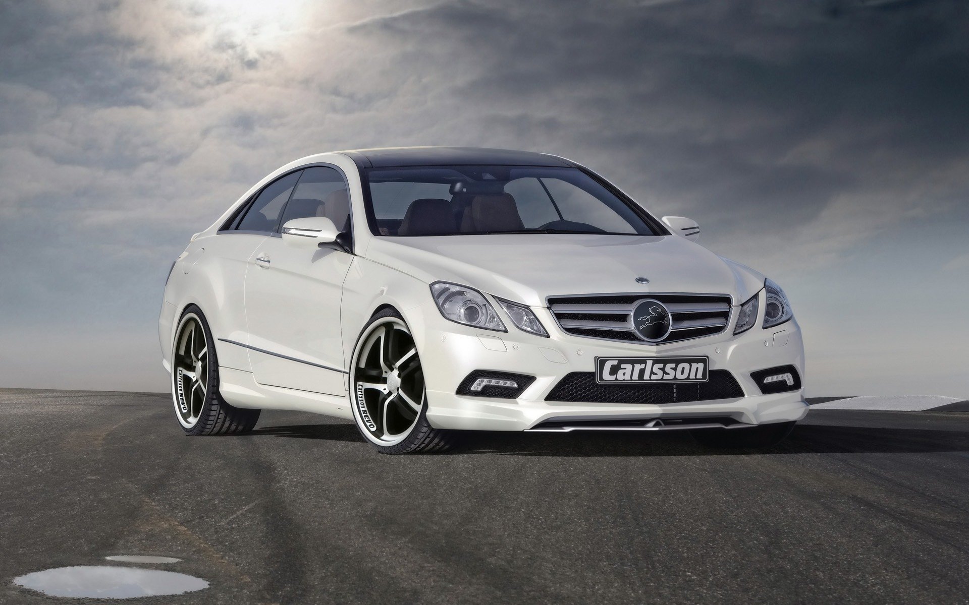 mercedes tuning chmury droga