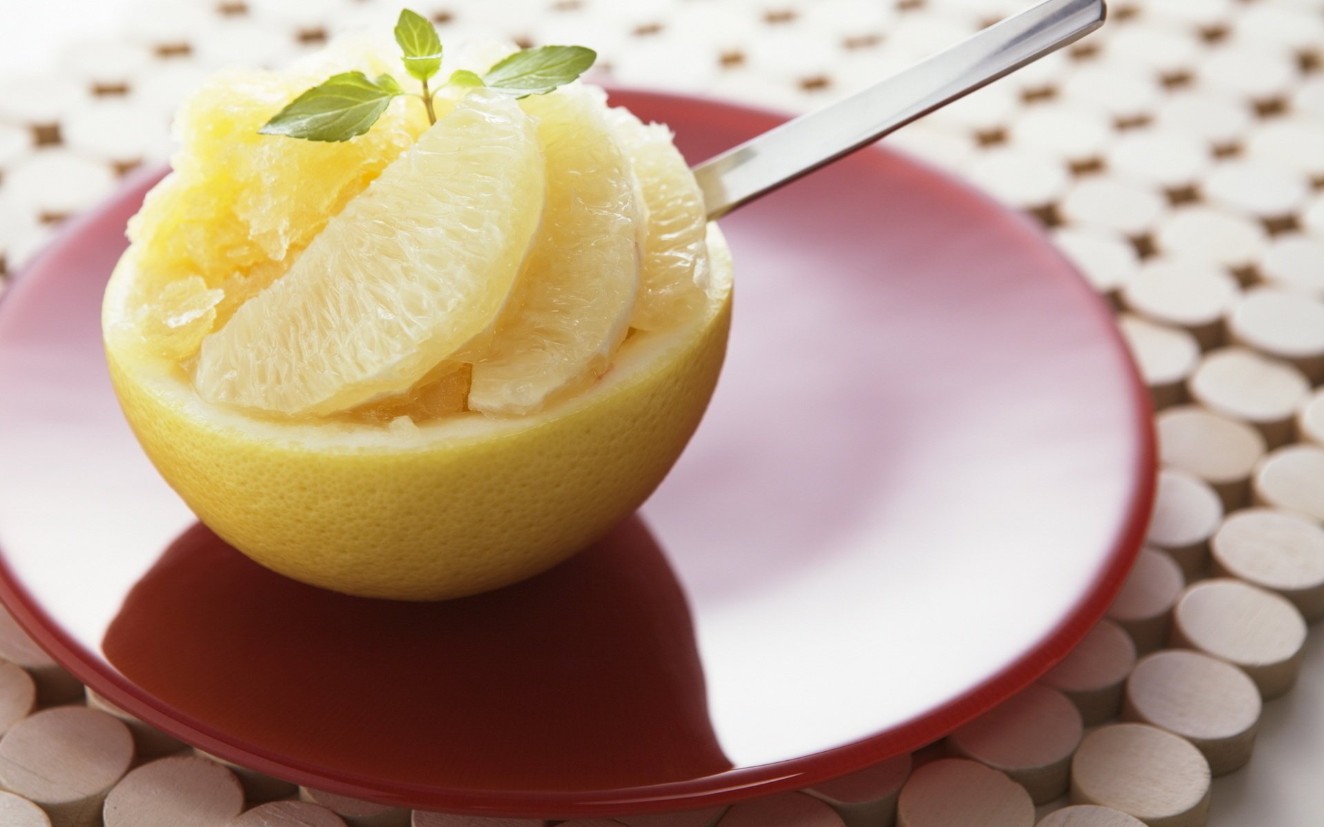 salade repas fond pamplemousse fruits dessert sucré