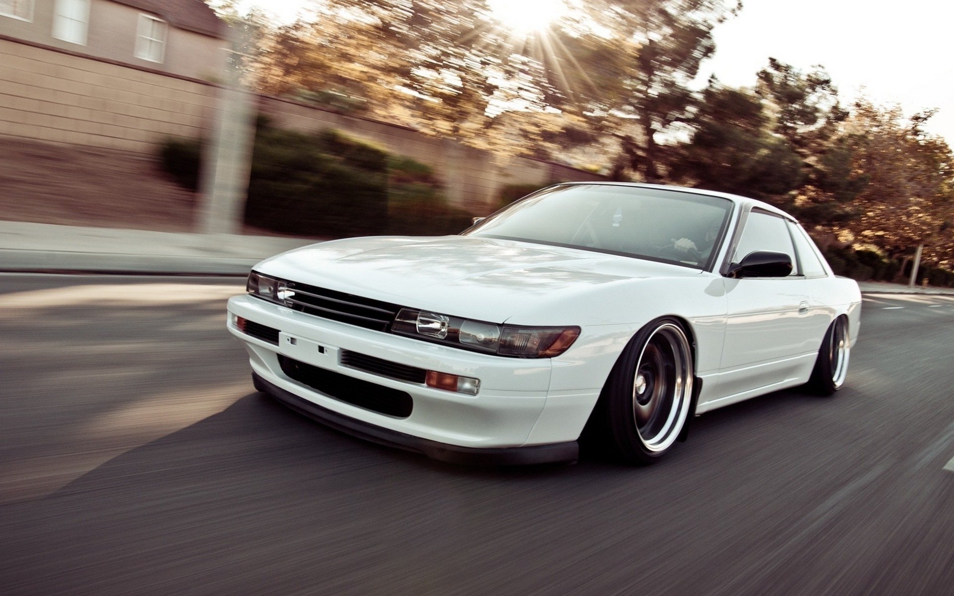 nissan sylvia s13 blanc jdm style position nation tuning voiture vitesse nissan promenades