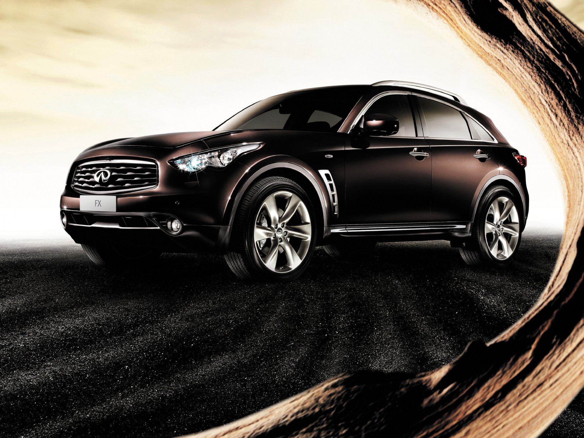 infiniti fx infiniti crossover brouette cool avant jantes bois