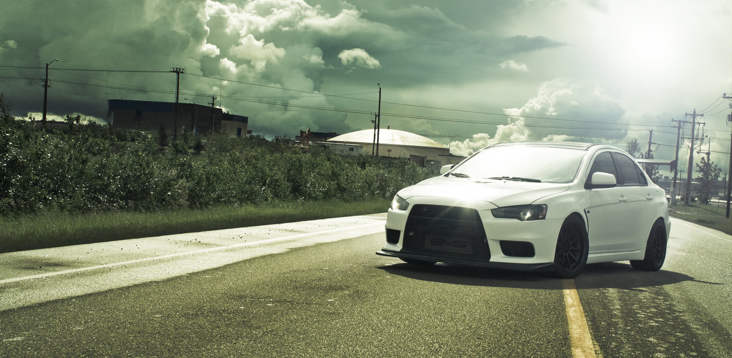 mitsubishi lancer evolution evo 10 evo x white