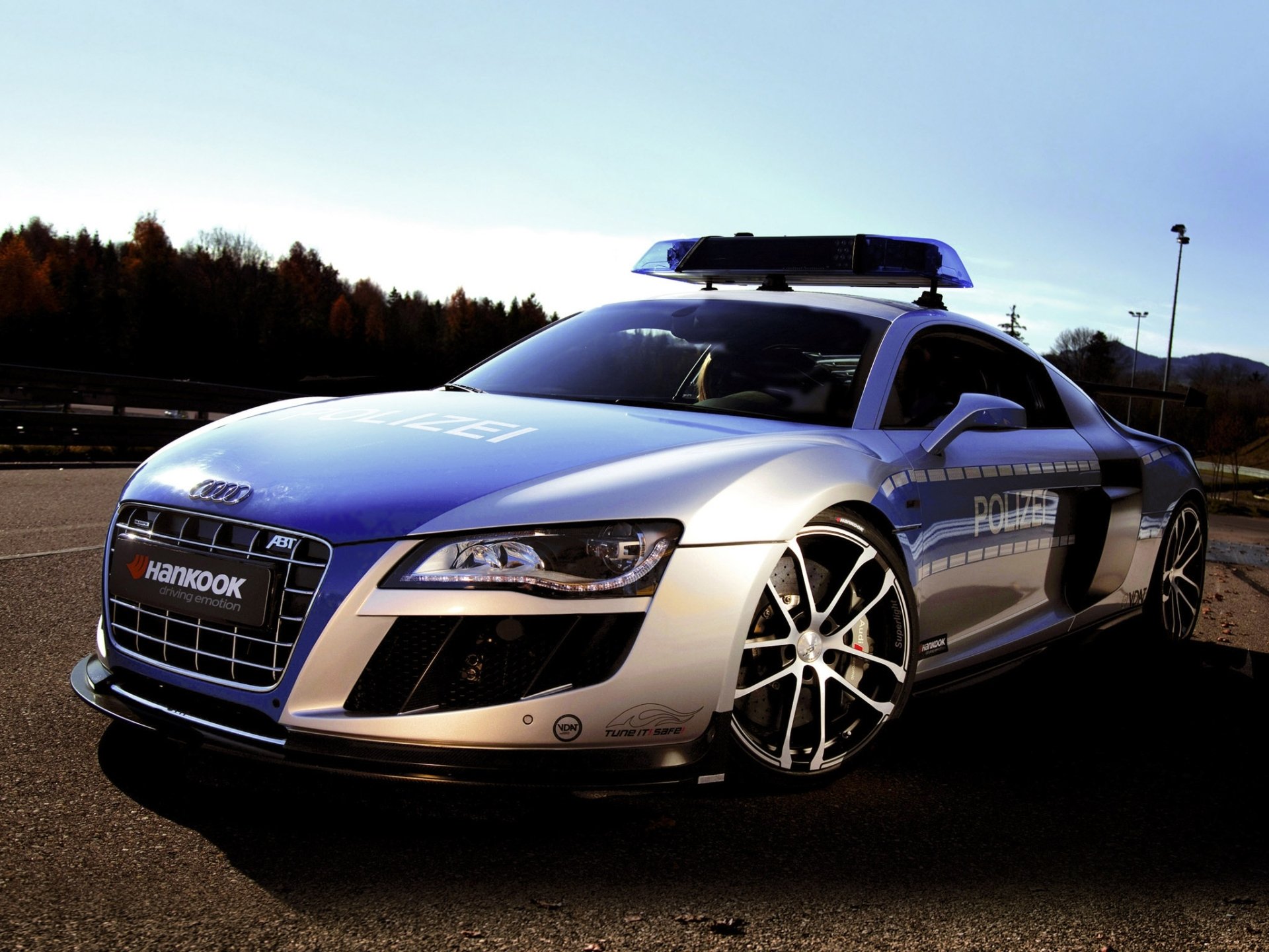 acerca de audi r8 policía concepto abt audi r8 concepto frente tuning cielo