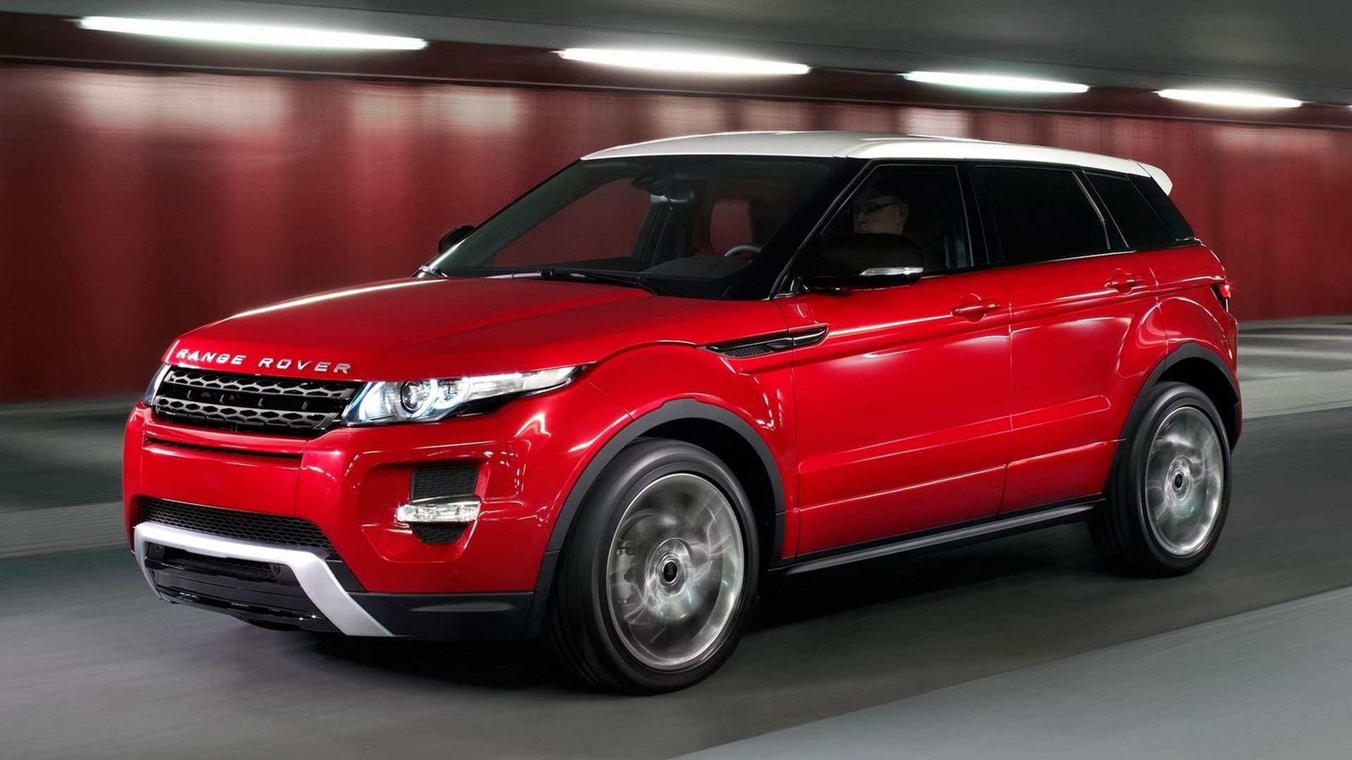 land rover range rover evoque авто машина кроссовер красный рэйндж ровер лэнд эвок