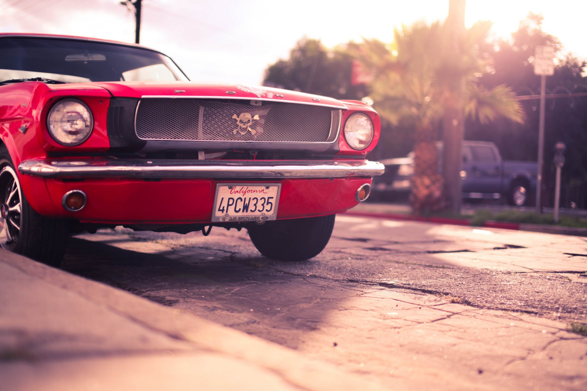 ford mustang rojo