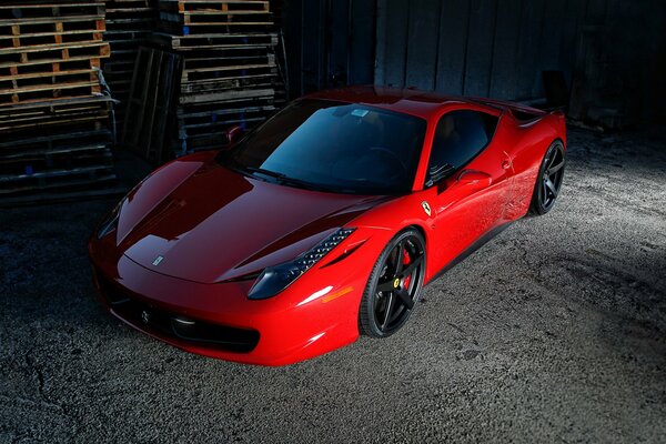 Vorsteiner wheels on Ferrari