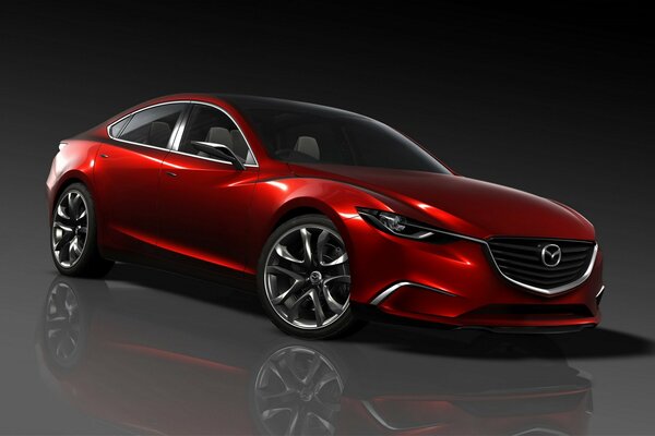 Red Mazda 2012 year of release