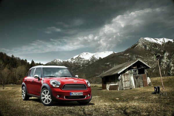 German small red car