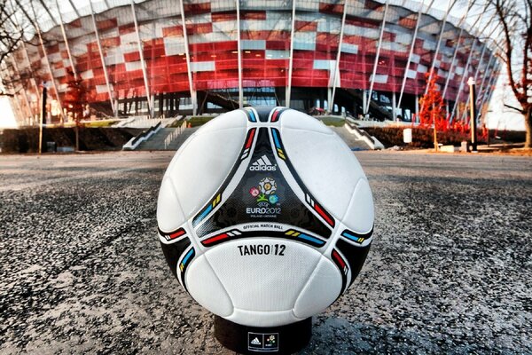 Adidas Lederball von der Euro 2012