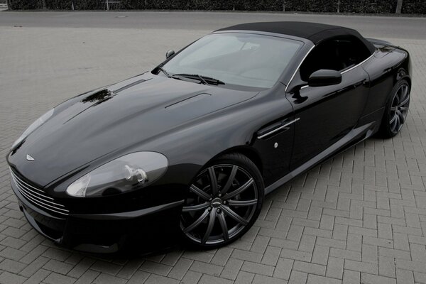 Black Aston Martin, a great brand