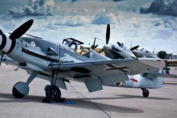 Allemand rétro avions Messerschmidt