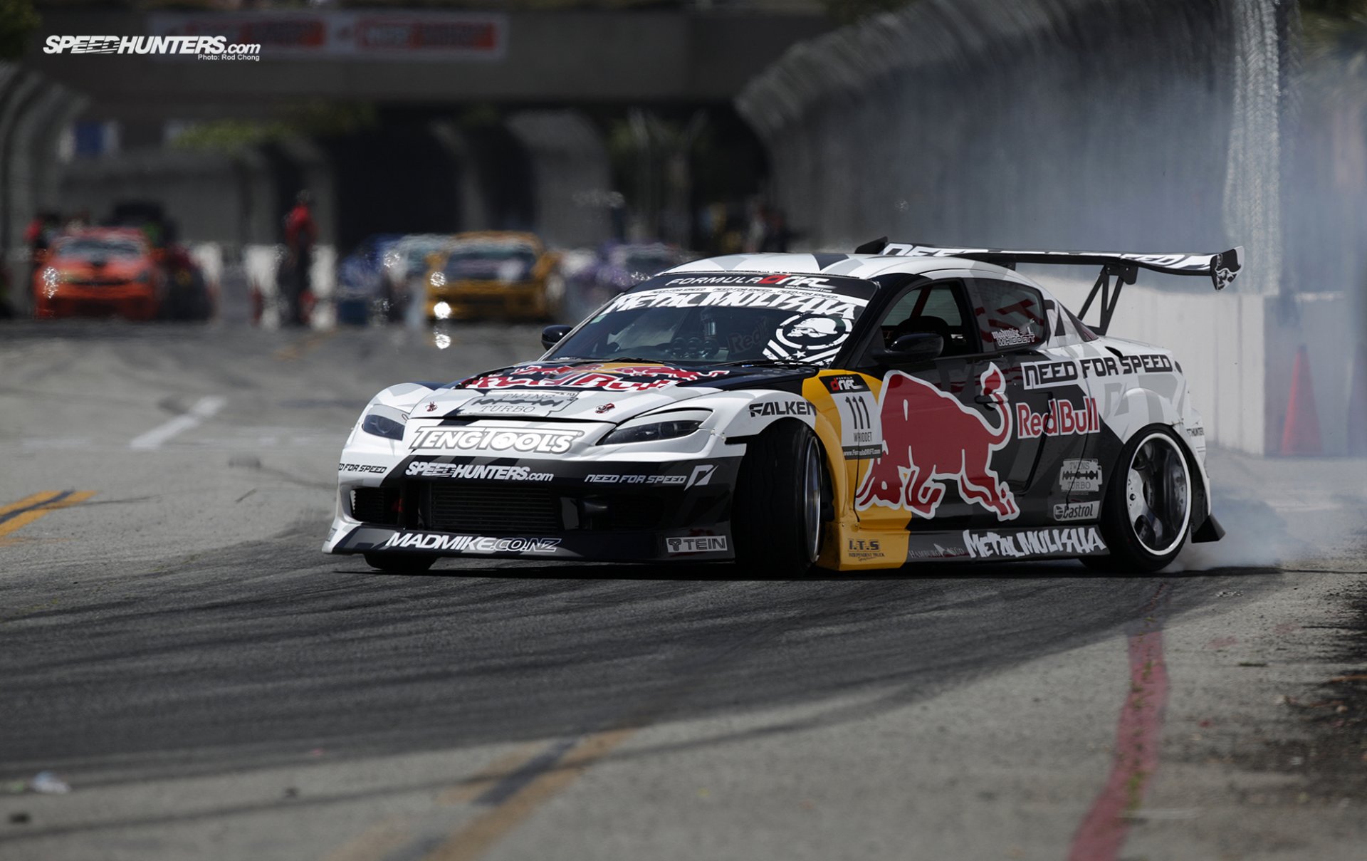 mazda rx-8 deriva toro rojo formula drift long beach speedhunter